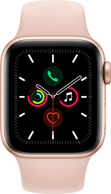 Apple Watch Series 5 40mm Gold Aluminum - Pink Sand Sport 32 GB from AT&T